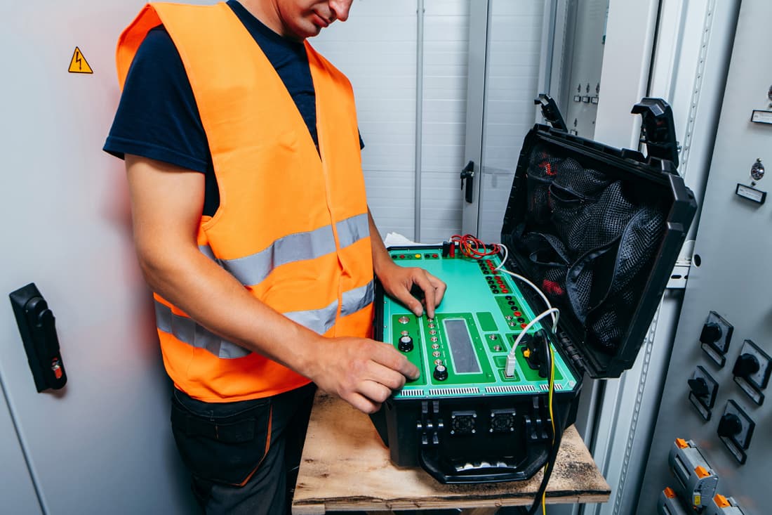 short-circuit testing of a transformer